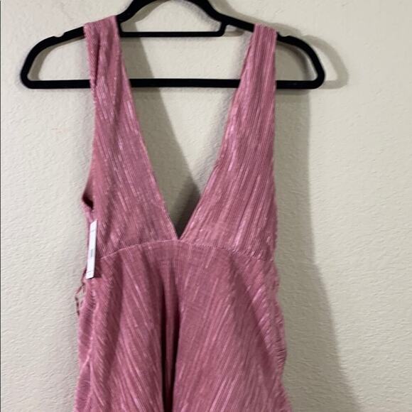 Free People Twist & Shout Plunging Mini Dress - Picture 11 of 12